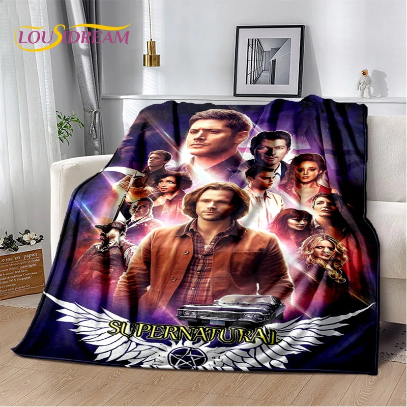 Supernatural TV Show Throw Blanket