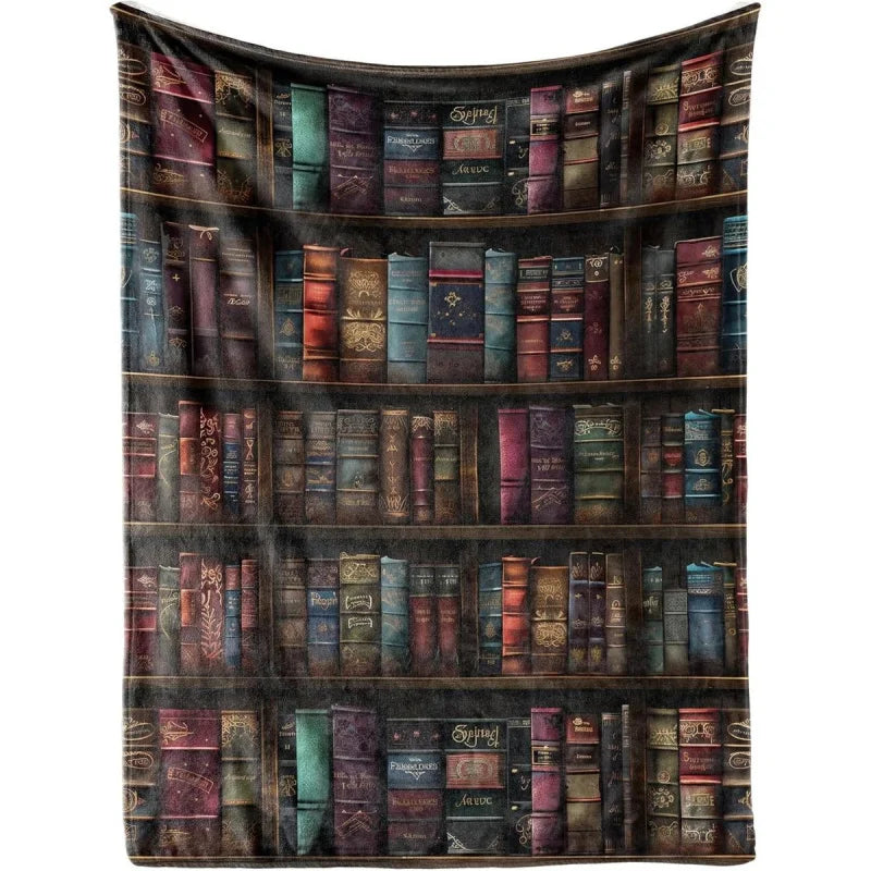Book Lovers Throw Blanket