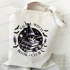 Canvas Witch Gothic Shoulder Bag