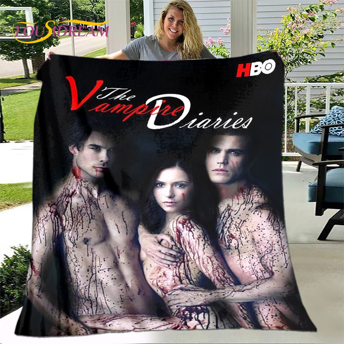 The Vampire Diaries Soft Throw Blanket