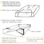 Couple Bed Sex Games Strap System BDSM Bed Restraint Sex Machine Female Handcuff Ankle Cuffs Open Leg Straps Eyeblinder Sex Toy