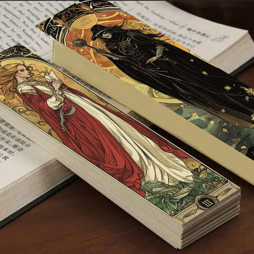 Gothic style Dark Wizard Bookmarks