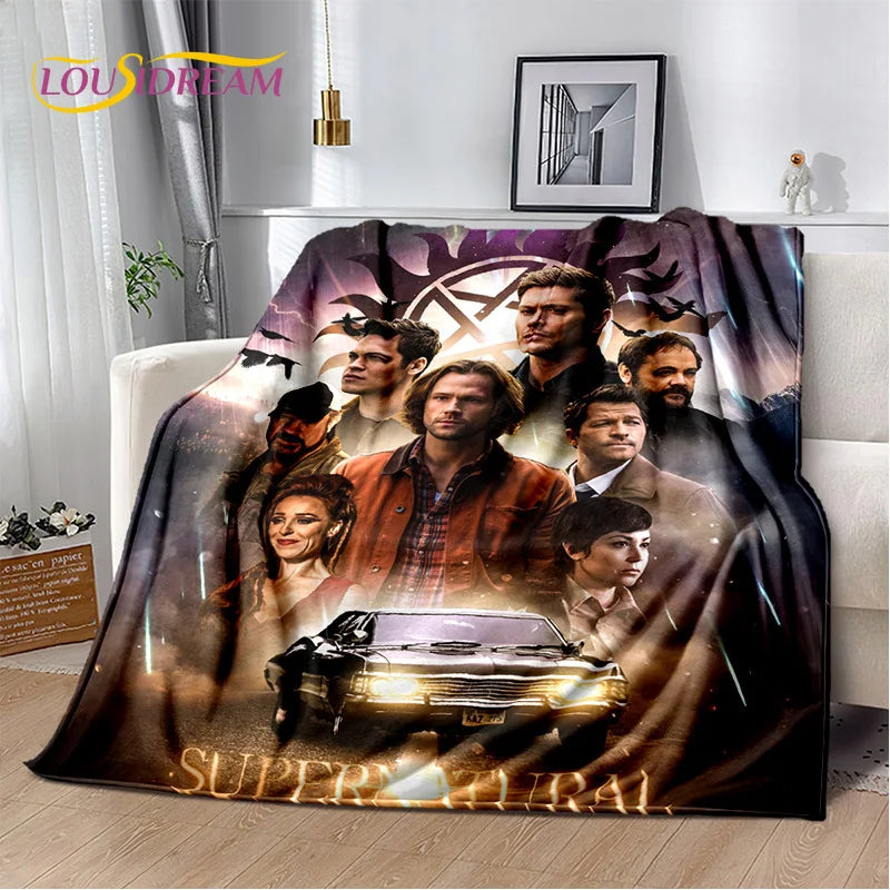 Supernatural TV Show Throw Blanket
