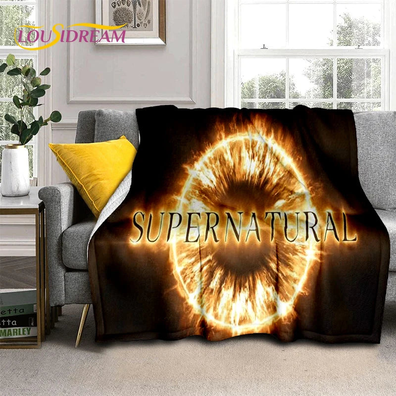 Supernatural TV Show Throw Blanket