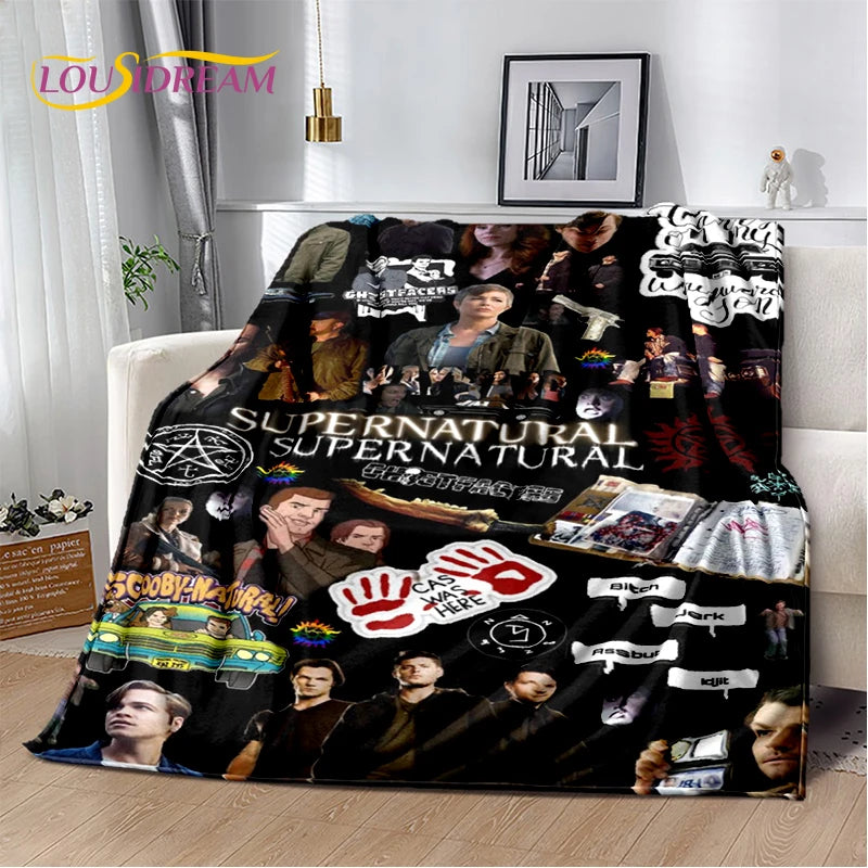 Supernatural TV Show Throw Blanket