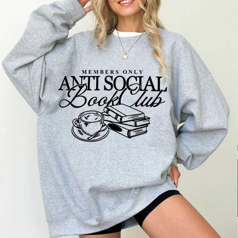 Anti Social Book Club Crewneck Sweatshirt