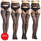 Fishnet Garter Belt Stocking