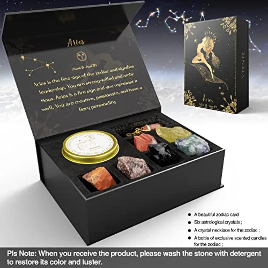 Crystals Healing Stone Gift Set