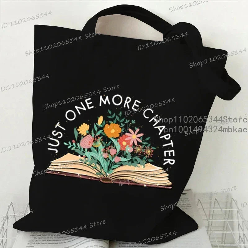 Canvas Tote Book Bag