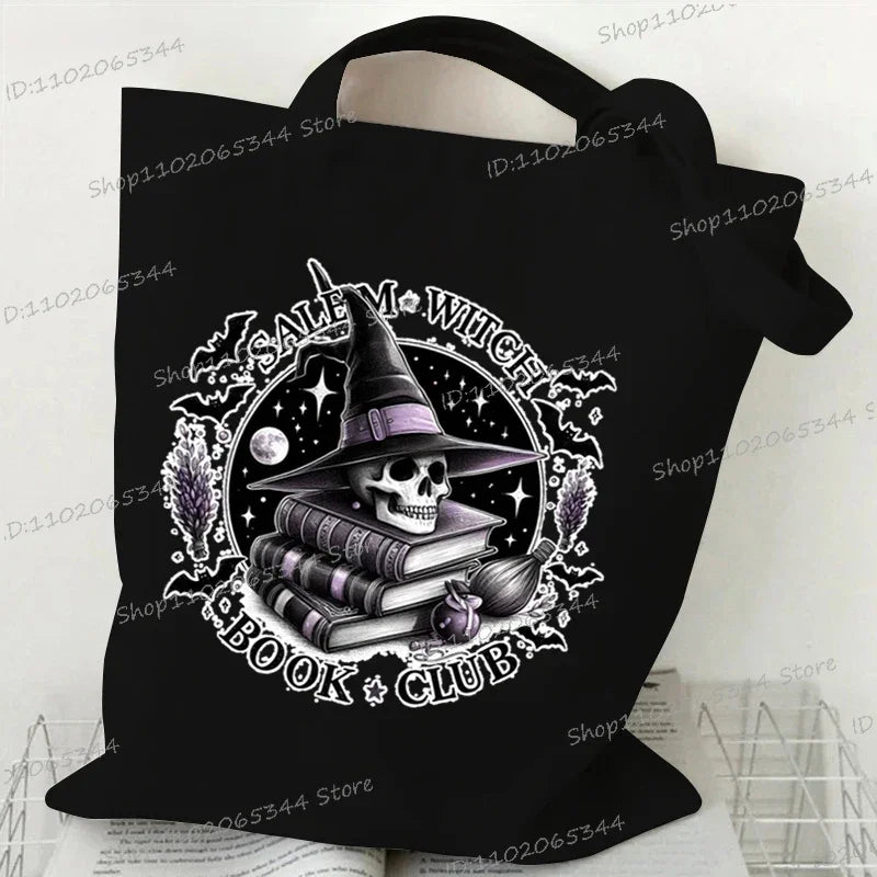 Canvas Witch Gothic Shoulder Bag