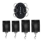 Couple Bed Sex Games Strap System BDSM Bed Restraint Sex Machine Female Handcuff Ankle Cuffs Open Leg Straps Eyeblinder Sex Toy