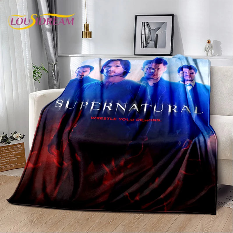 Supernatural TV Show Throw Blanket