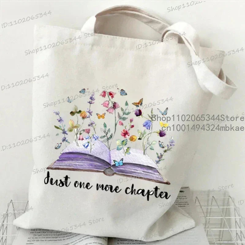 Canvas Tote Book Bag
