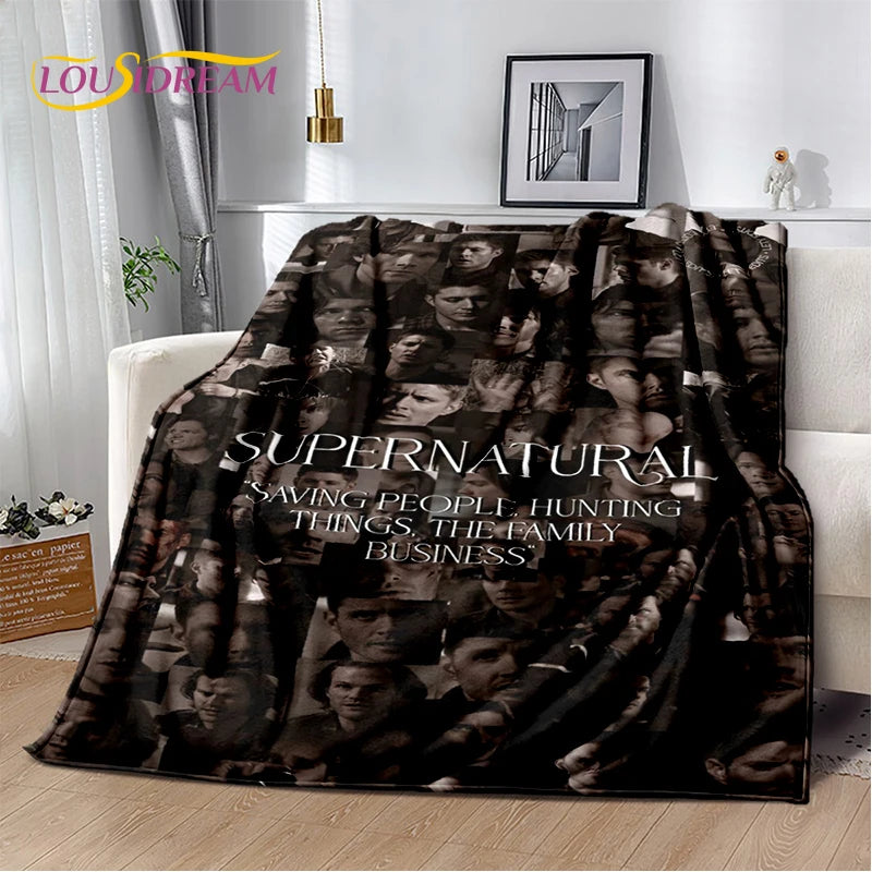 Supernatural TV Show Throw Blanket
