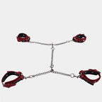 High quality BDSM Genuine Leather Bondage Set