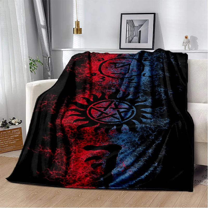 Supernatural TV Show Throw Blanket