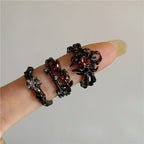 Gothic Black and Silver Jewelry
