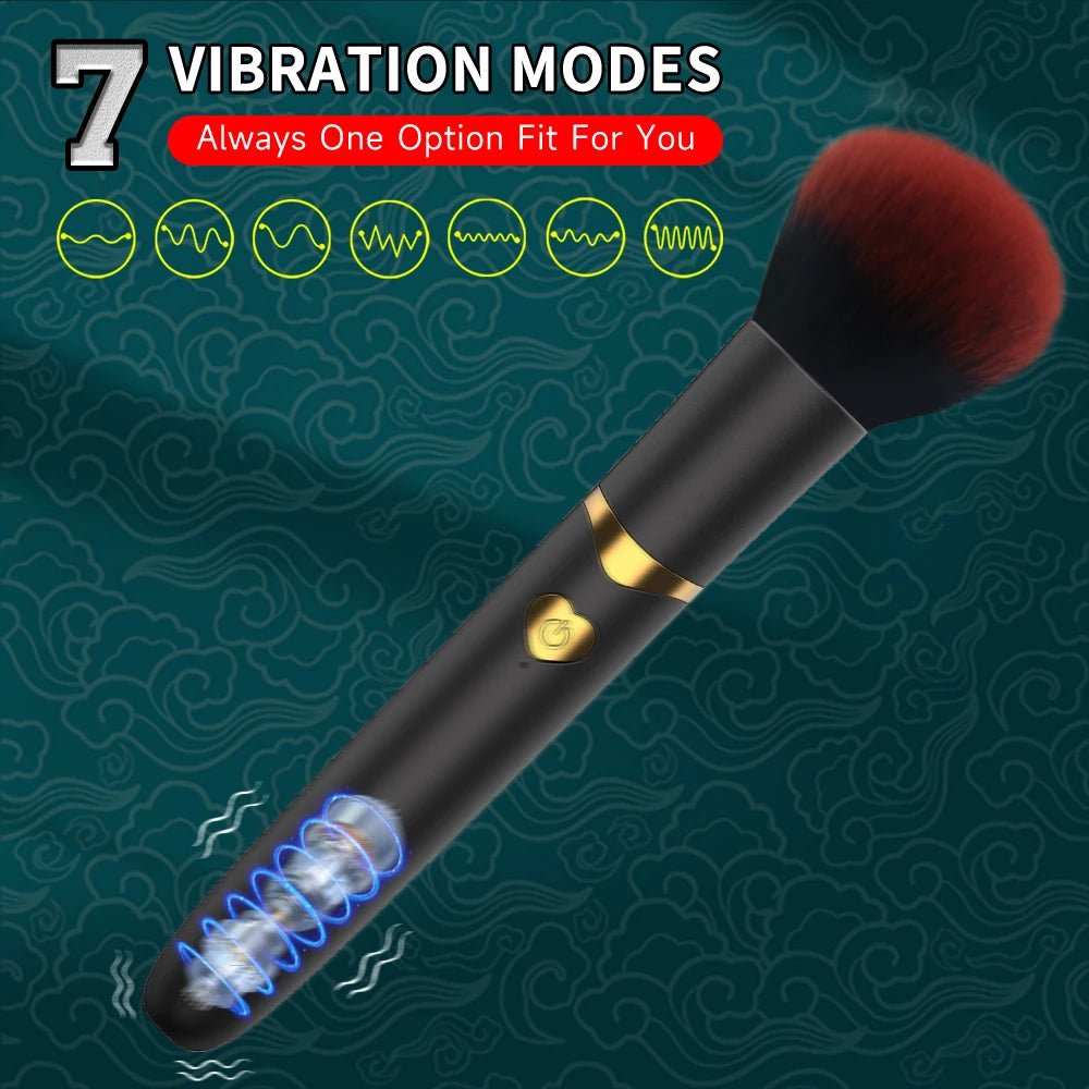 Makeup Brush G Spot Vibrator Sex Toy
