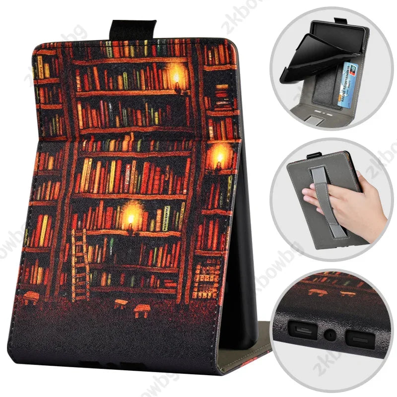Cute Smart Case for Kindle Paperwhite 4/3/2 8th 6th 7th 10th 11th 12th