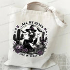 Canvas Witch Gothic Shoulder Bag