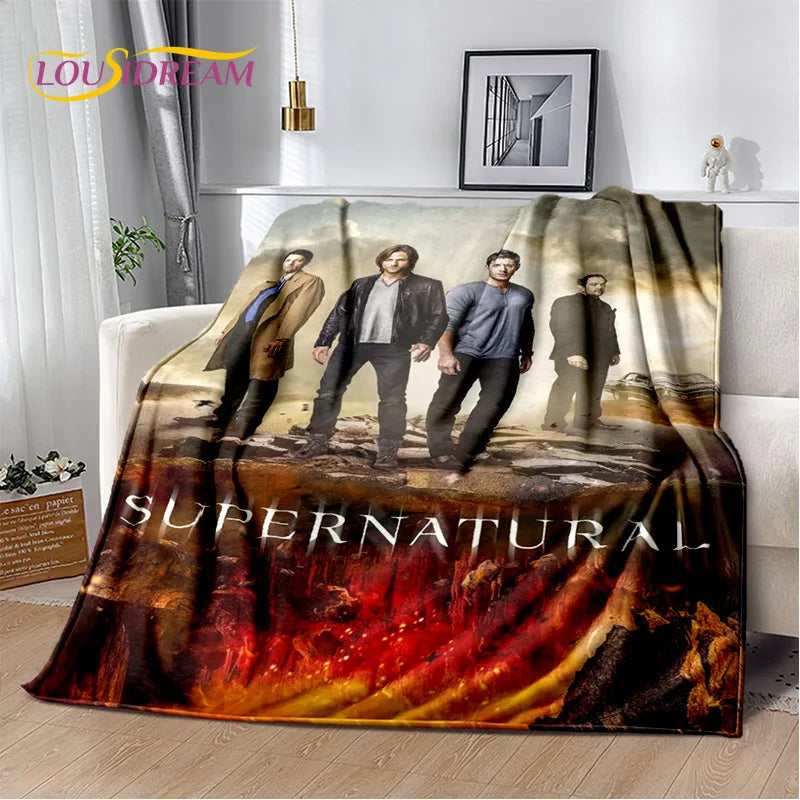 Supernatural TV Show Throw Blanket