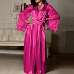 Sexy Long Lace Robe