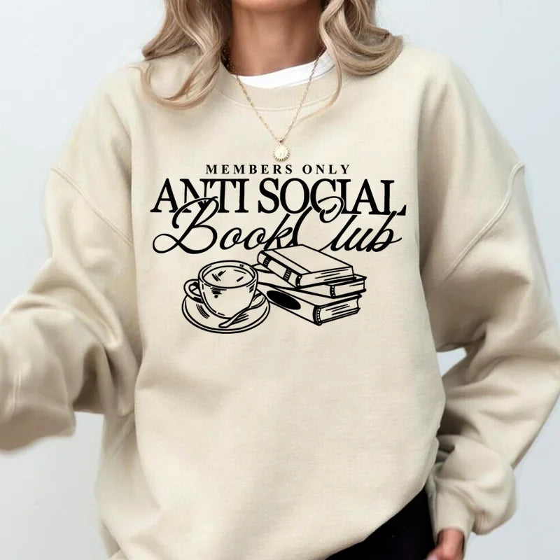 Anti Social Book Club Crewneck Sweatshirt