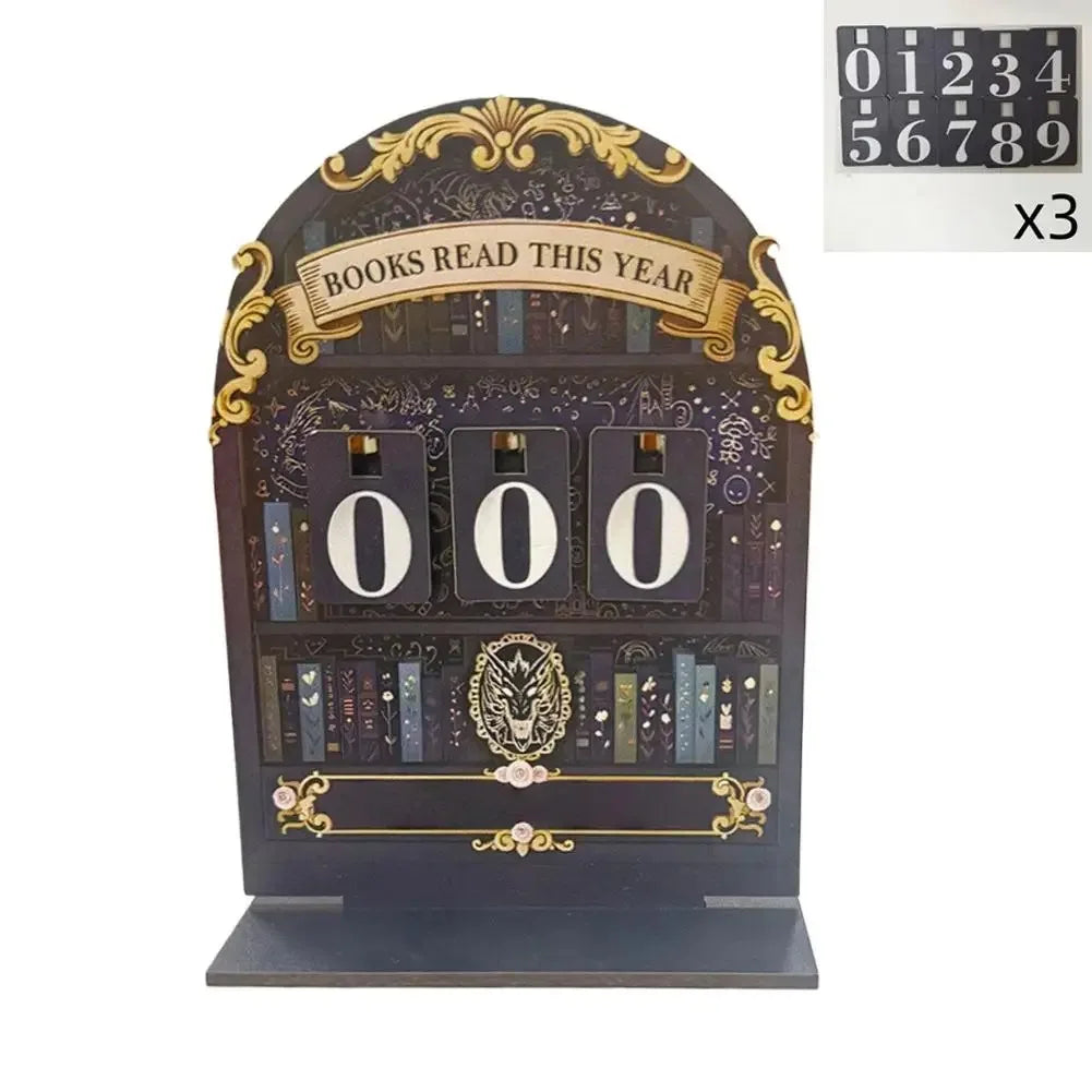 Desk Wooden Reading Tracker