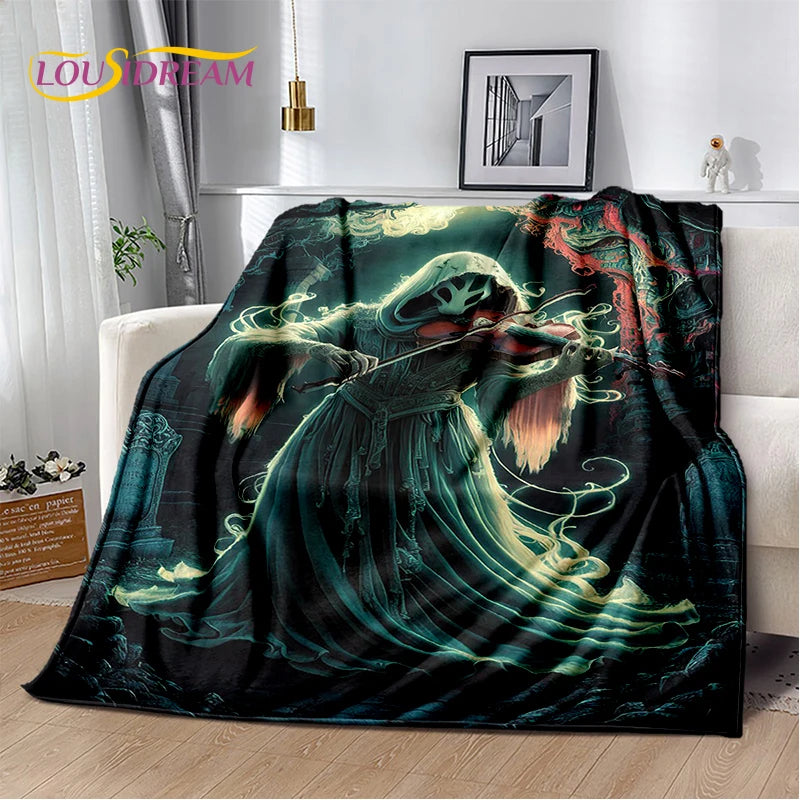 Gothic Style Soft Throw Blanket