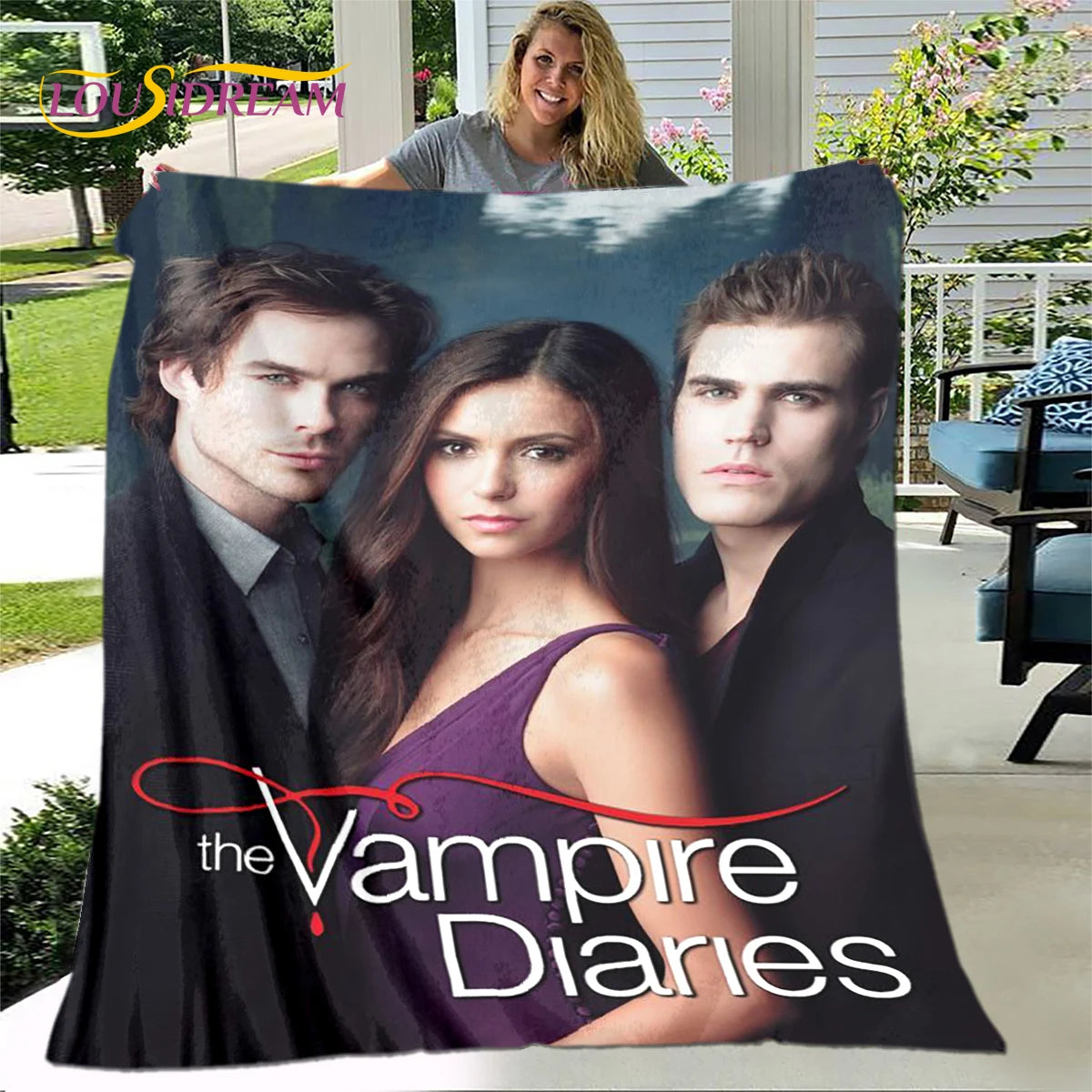The Vampire Diaries Soft Throw Blanket