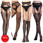 Fishnet Garter Belt Stocking