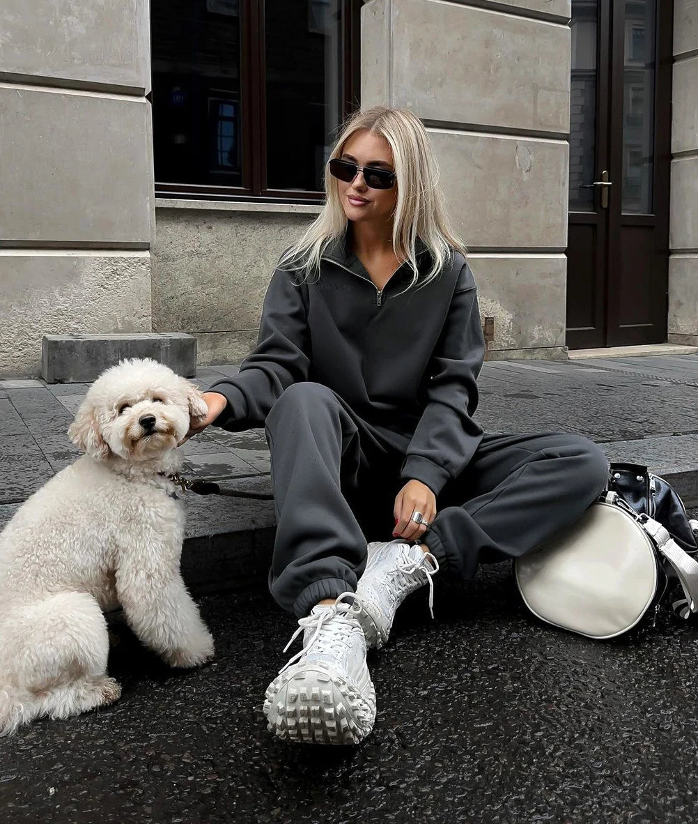Comfy Two Piece Cotton Tracksuit