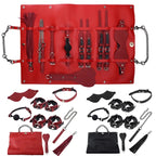 High quality BDSM Genuine Leather Bondage Set