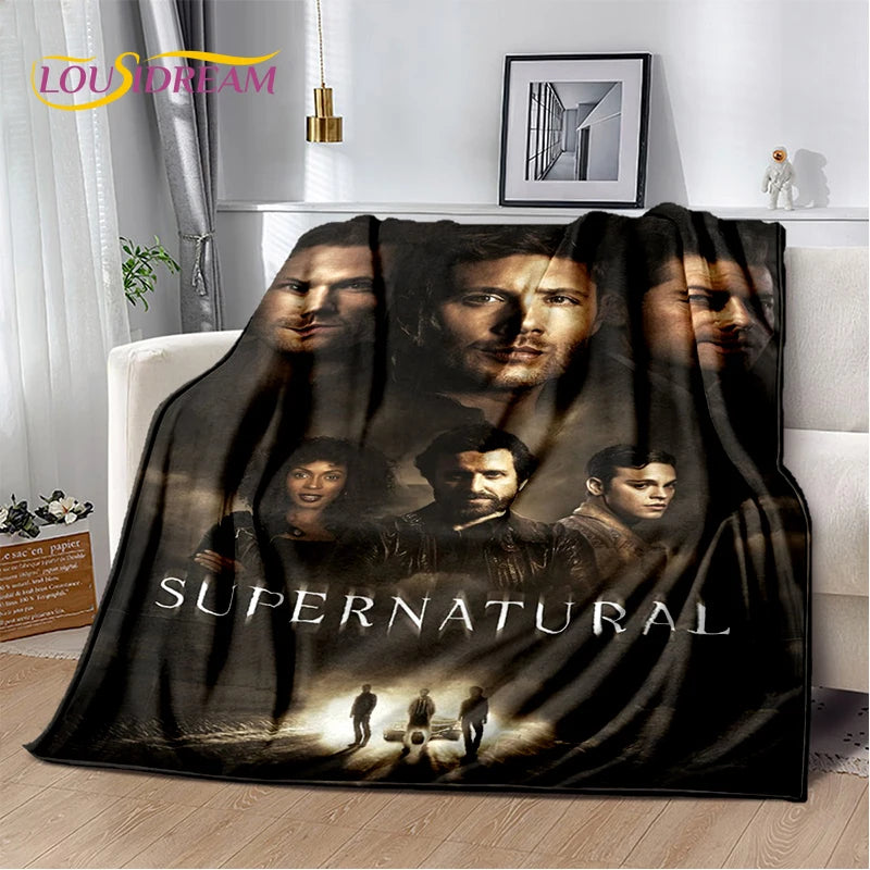 Supernatural TV Show Throw Blanket