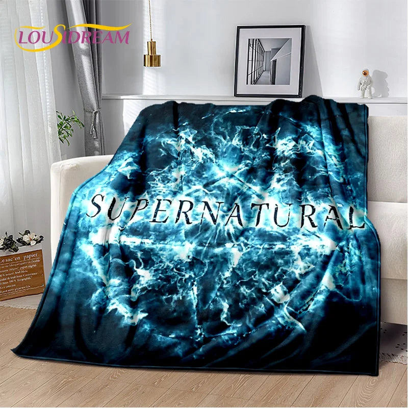 Supernatural TV Show Throw Blanket