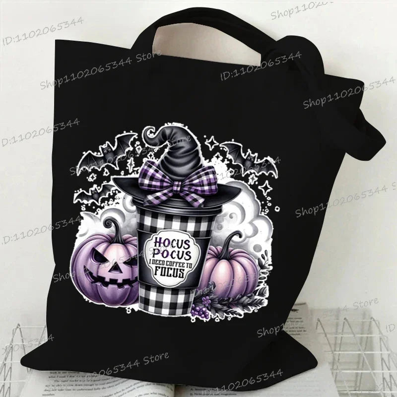 Canvas Witch Gothic Shoulder Bag