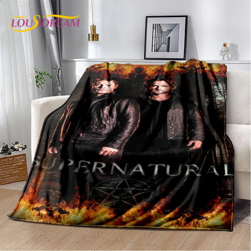 Supernatural TV Show Throw Blanket