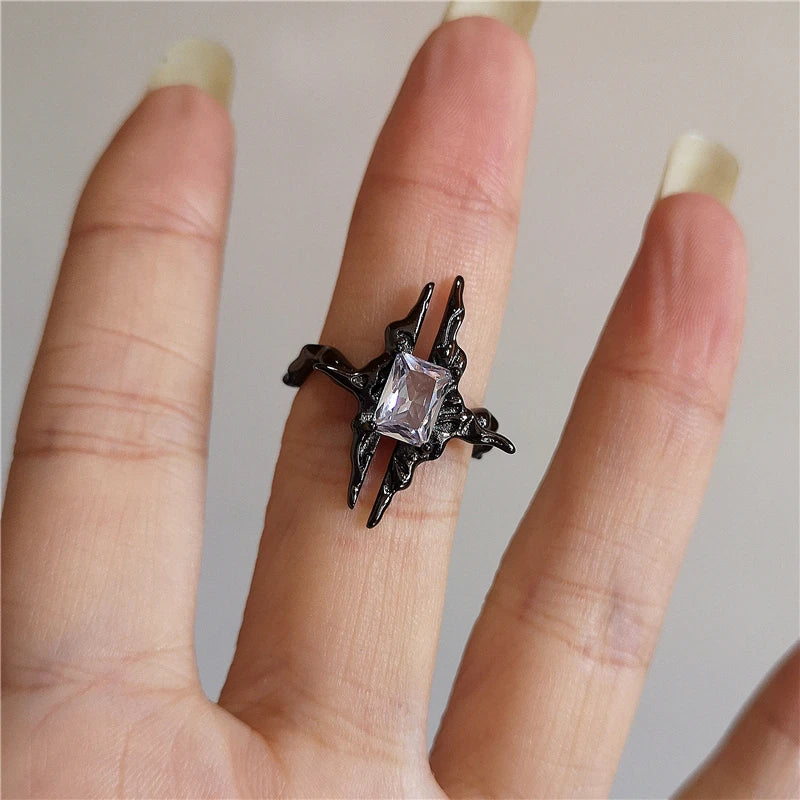Gothic Black and Silver Jewelry