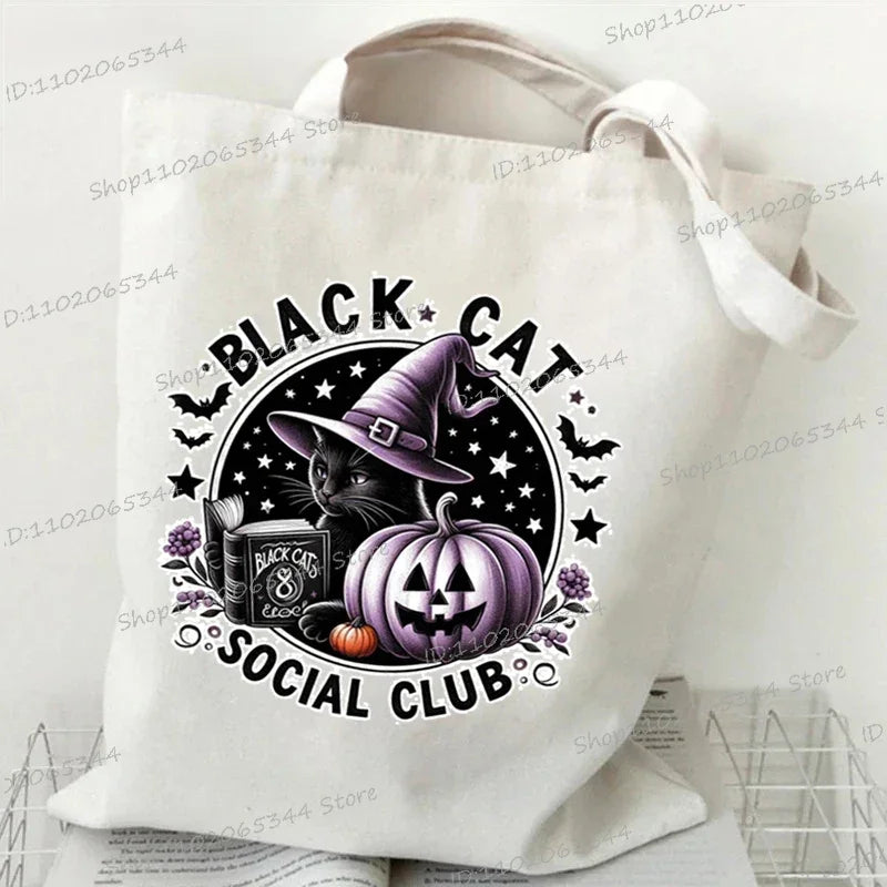 Canvas Witch Gothic Shoulder Bag