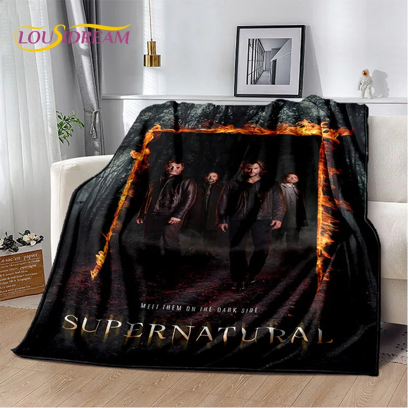 Supernatural TV Show Throw Blanket