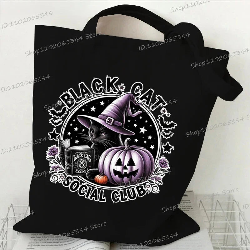Canvas Witch Gothic Shoulder Bag