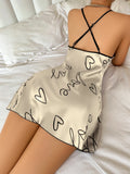 Casual Spaghetti Strap Sleep Dress