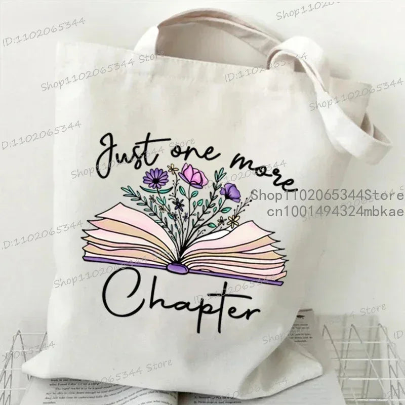 Canvas Tote Book Bag