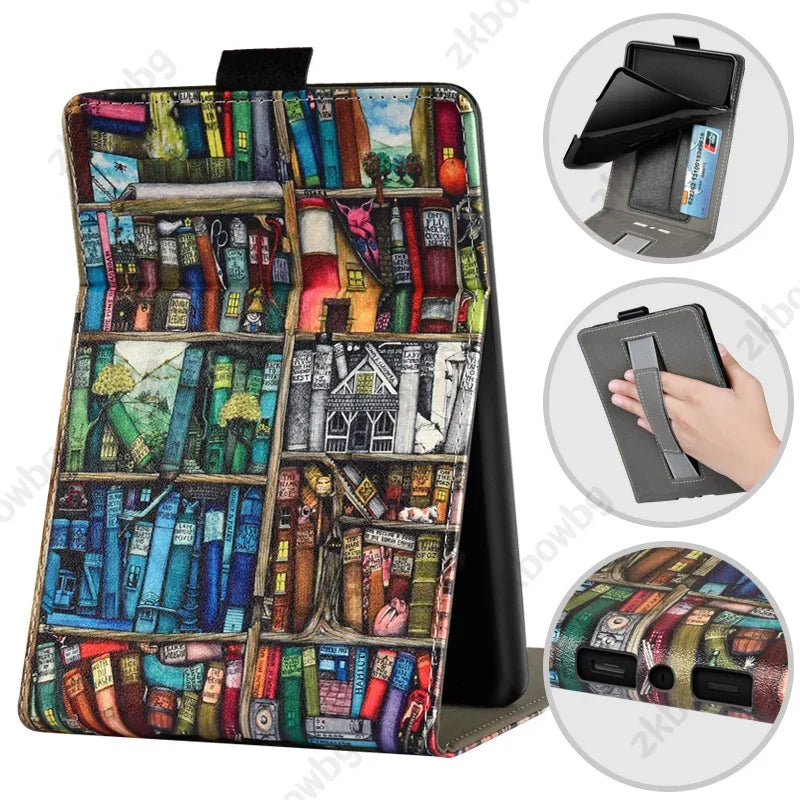 Cute Smart Case for Kindle Paperwhite 4/3/2 8th 6th 7th 10th 11th 12th
