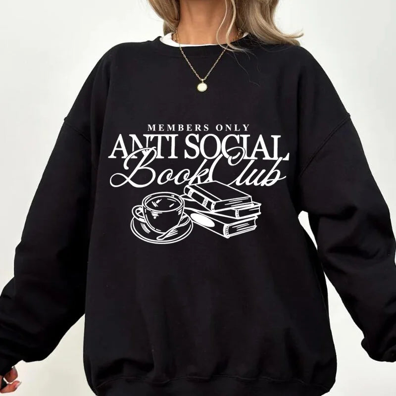 Anti Social Book Club Crewneck Sweatshirt