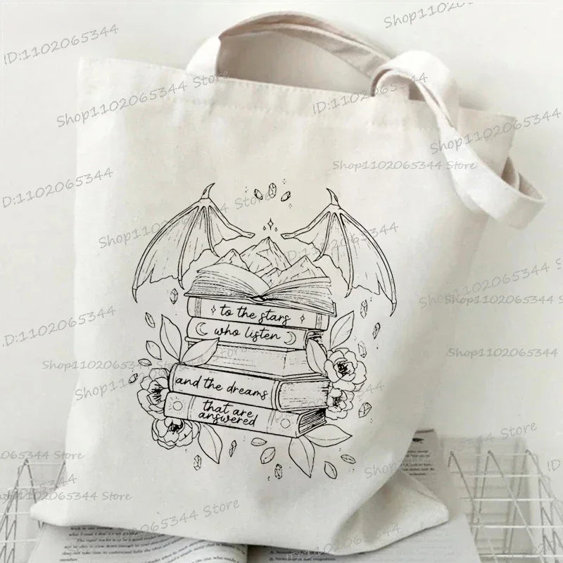 Fantasy Readers Canvas Shoulder Bags