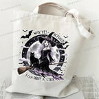 Canvas Witch Gothic Shoulder Bag