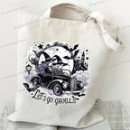 Canvas Witch Gothic Shoulder Bag