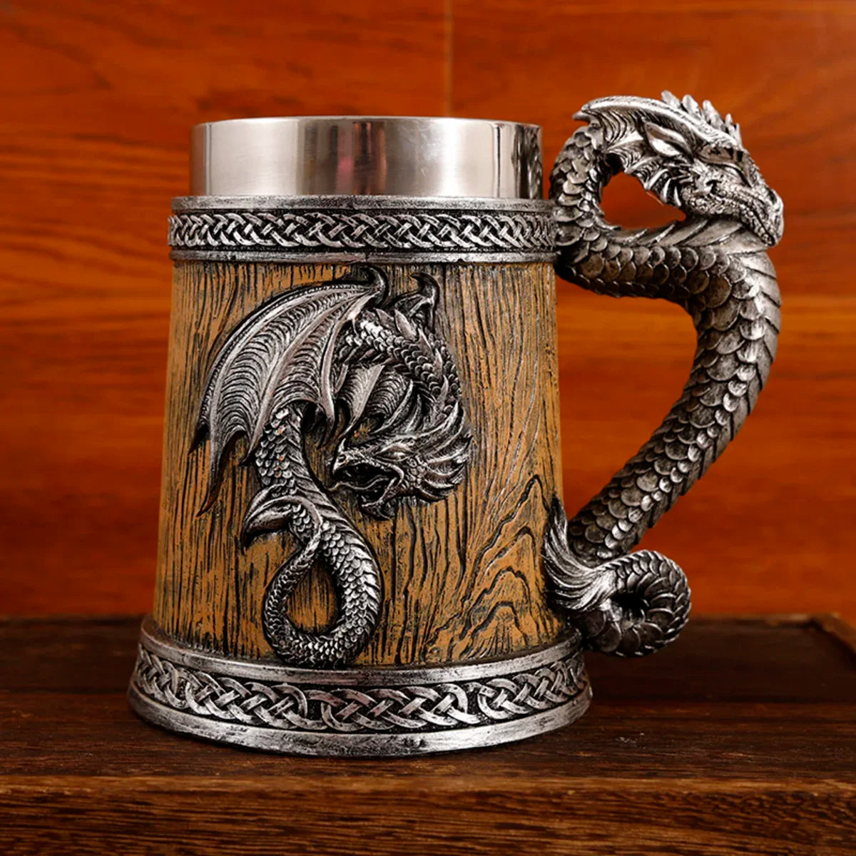 2025 Medieval Dragon Coffee Mug Stein Cup