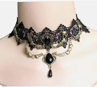 Cosplay medieval necklace gothic vampire